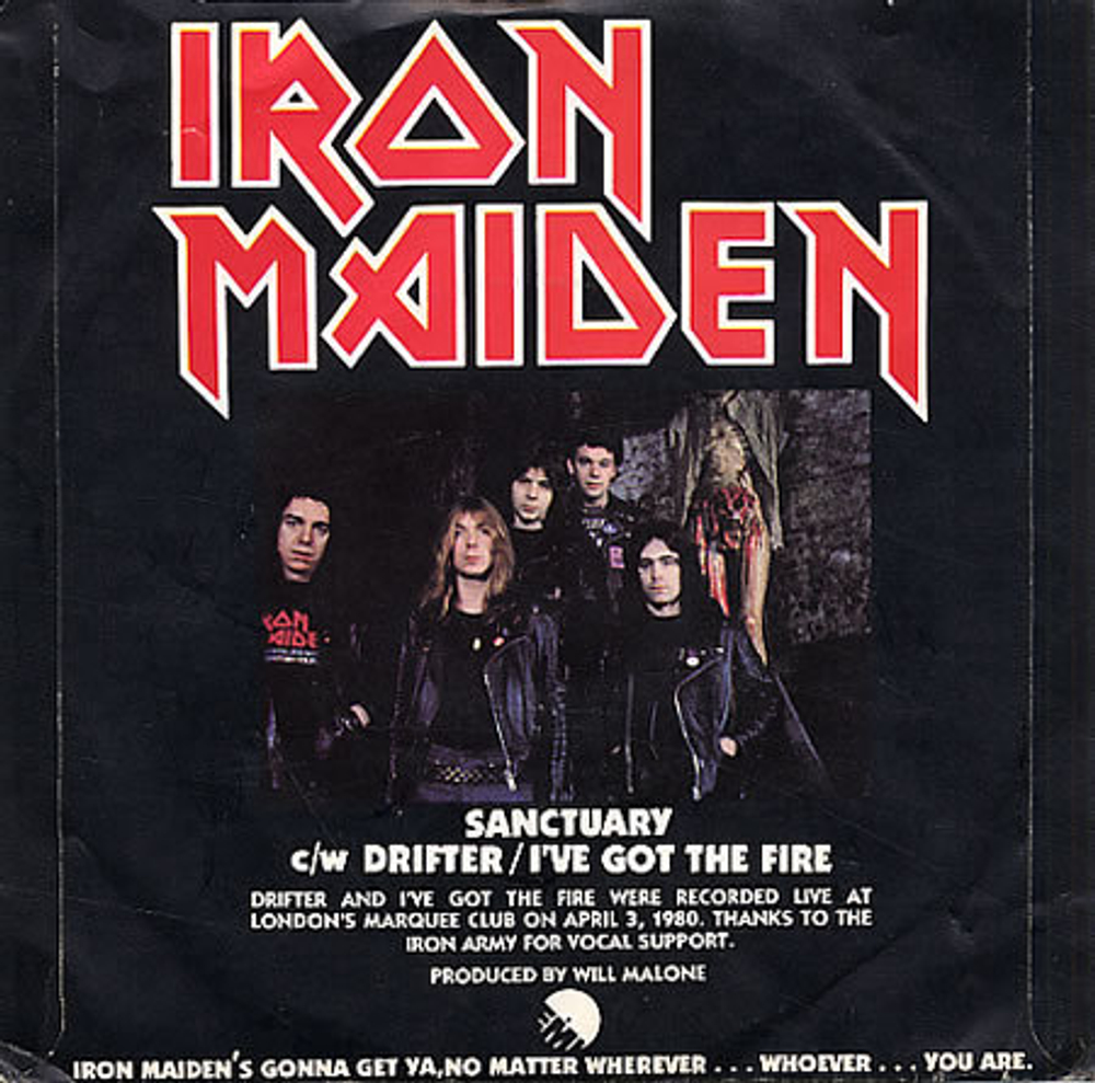 Iron Maiden / Sanctuary (7" Vinyl Single)