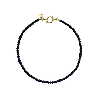 Колье из бусин 4 мм ( matte black )