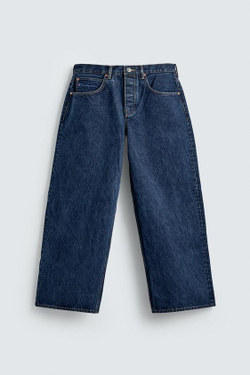 ZARA X CHAMPION ® ДЖИНСЫ BAGGY FIT, СИНИЙ