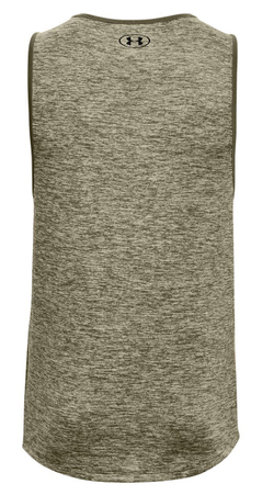 Мужская теннисная футболка Under Armour Men's Tech Tank 2.0 - tent/black