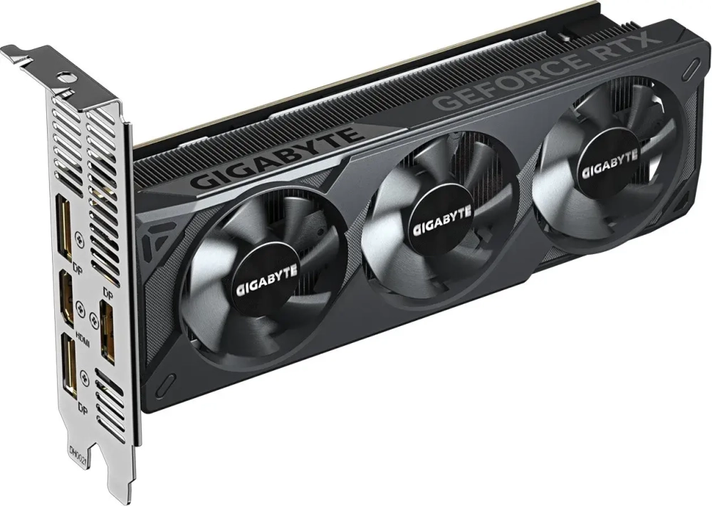 Видеокарта Gigabyte GV-N5060OC-8GL 1.0, 8Gb GDDR7, 128 Bit, HDMI, DP, LOW PROFILE, BOX