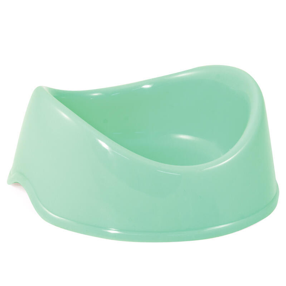 Миска пластиковая "Бисквит", бирюзоавая, 0,15л