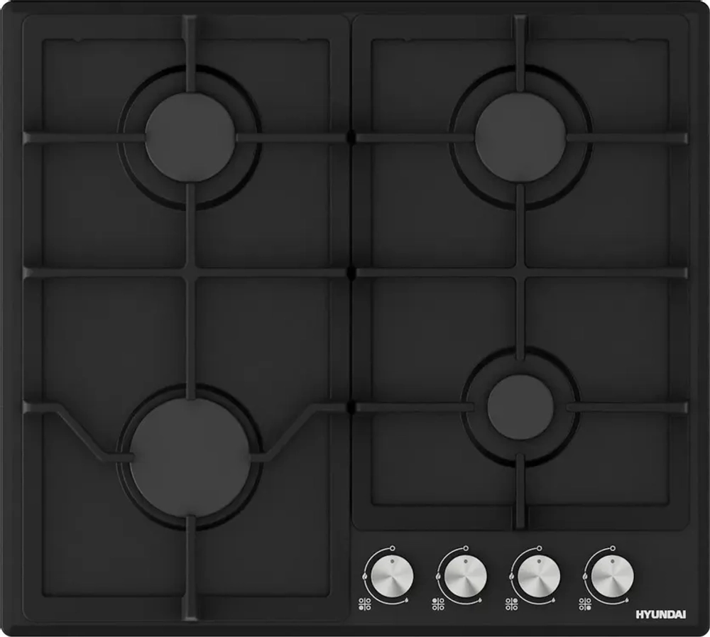 Газовая варочная панель Hyundai HHG 6432 BK