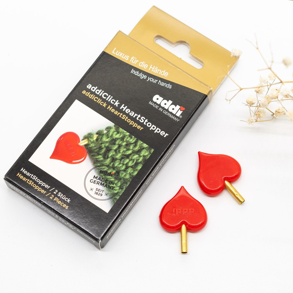 Стоппер для лески в виде фирменного сердечка addiClick HeartStopper, 2 штуки в упаковке
