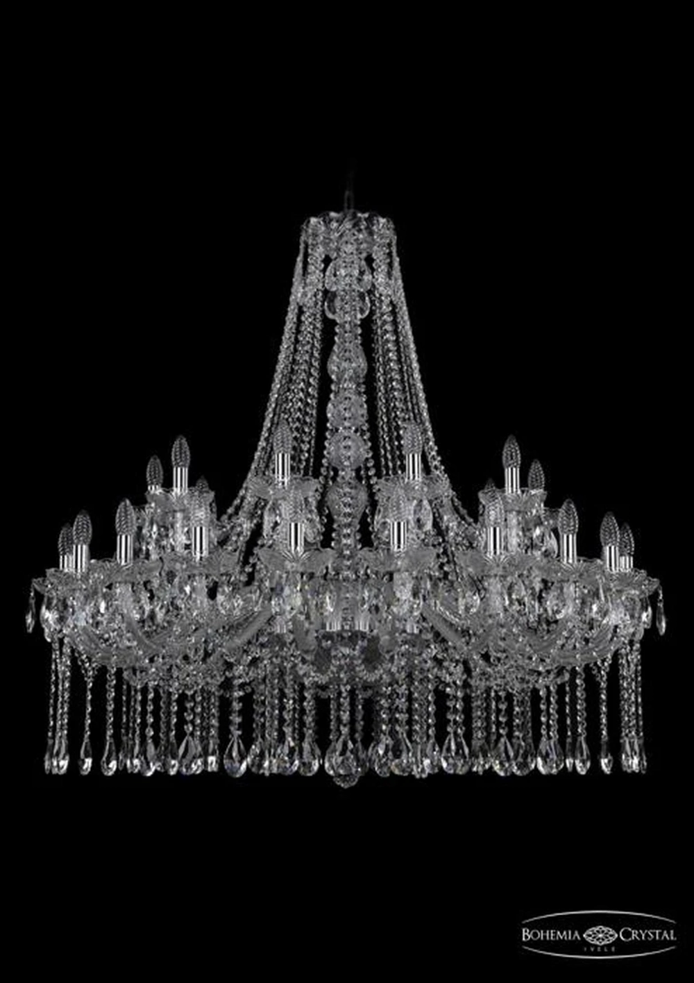 Подвесная люстра Bohemia Ivele 1413/20+10/400/h-109/Ni
