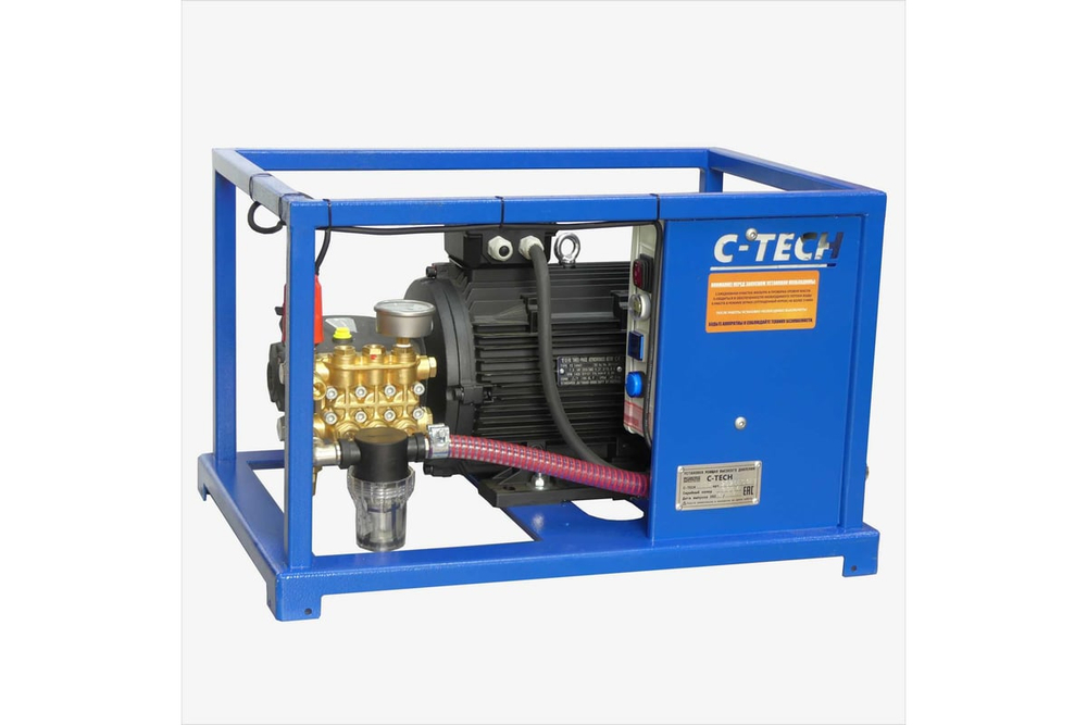 Аппарат в/давления увеличенной производительности C-TECH NEXT NTR2020 (200 бар, до 1200 л/ч, 7.5 кВт) стационарный электрический