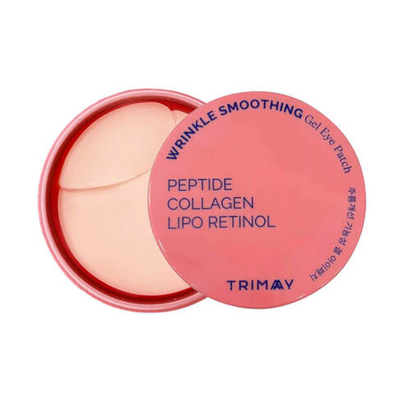 Патчи омолаживающие с пептидами, коллагеном и ретинолом Trimay Wrinkle Smoothing Gel Eye Patch