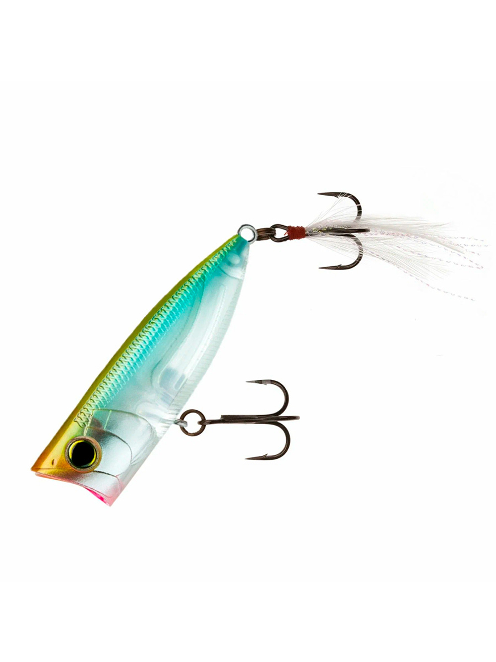 Воблер для рыбалки Duel Hardcore Popper 70F R1379-CSH, 70 мм, 10,5 г, медленно всплывающий, поппер