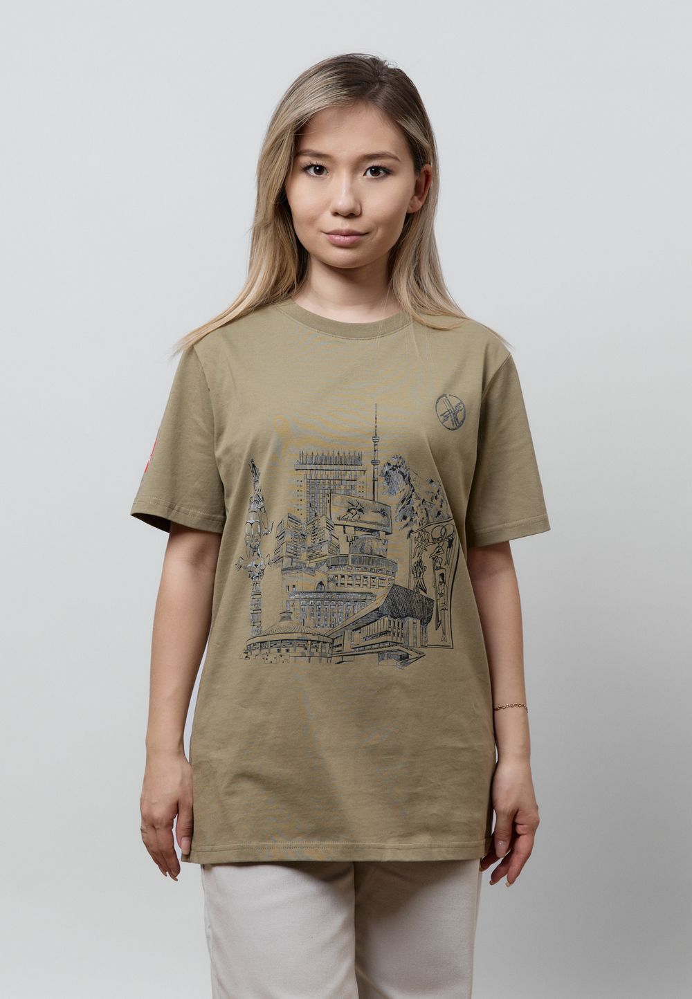 Футболка ALMATY MS LIGHT KHAKI