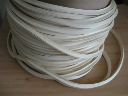 Вставка заглушка для натяжного потолка, 20 м, белая / плинтус ленточный для маскировки стыков в ванной, кухне и комнате