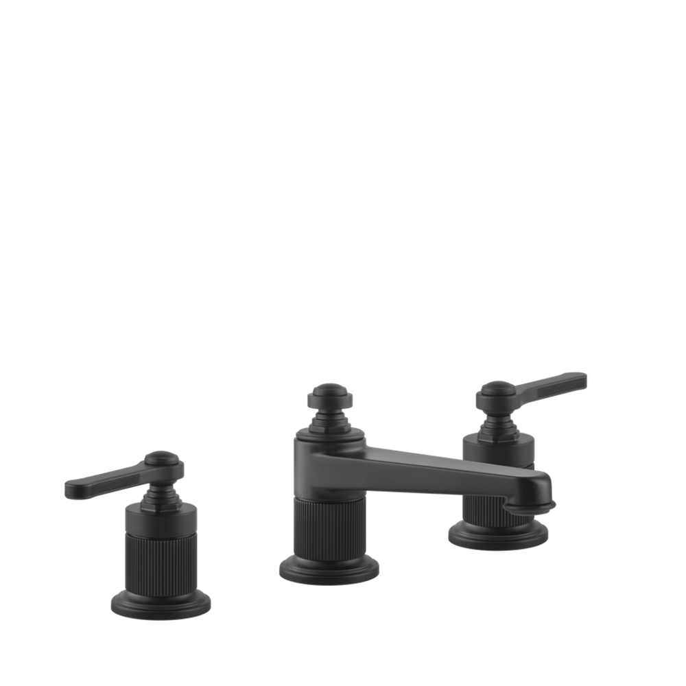 Смеситель для раковины Gessi Venti20 на 3 отверстия, низкий, с донным клапаном