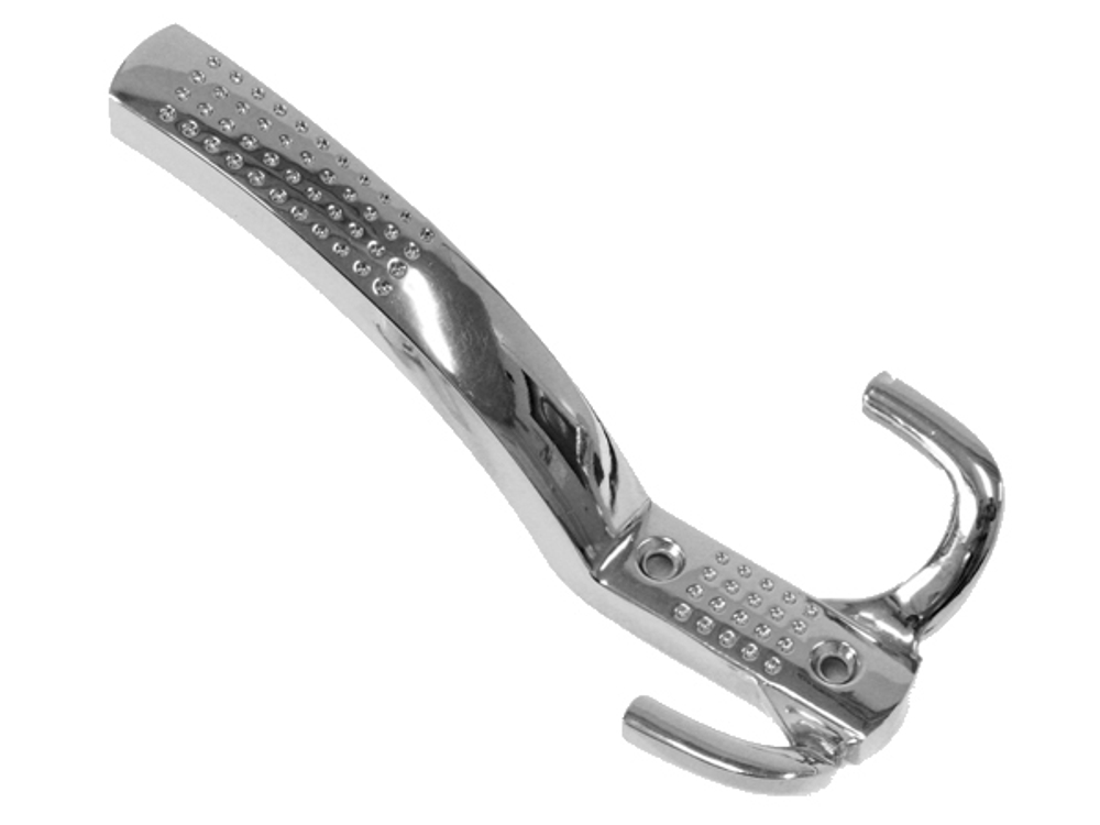 Мебельный крючок с перфорацией К305/3/ Хром