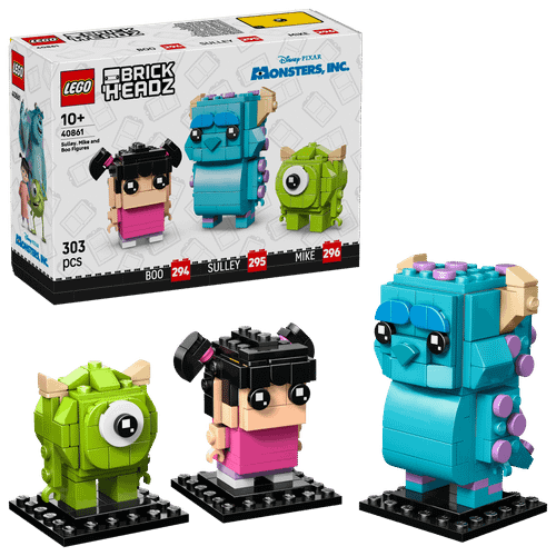 Конструктор LEGO BrickHeadz 40861 Sulley, Mike and Boo Figures
