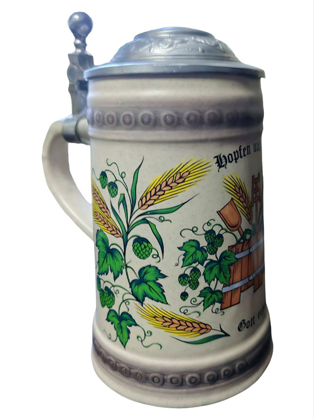 Кружка пивная "Хмель и солод" Германия