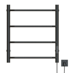 Полотенцесушитель MIXLINE MIRA  60х50 (таймер, 201 Вт, 4 перекладины) электрический ГРАФИТ