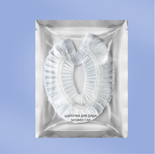 Шапочка для душа (100 шт.) одноразовая в метал. пакете