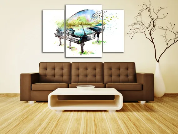 Модульная картина "Арт рояль"