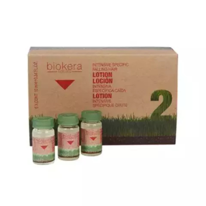 Salerm Biokera Интенсивный лосьон против выпадения волос 6 х 10 мл