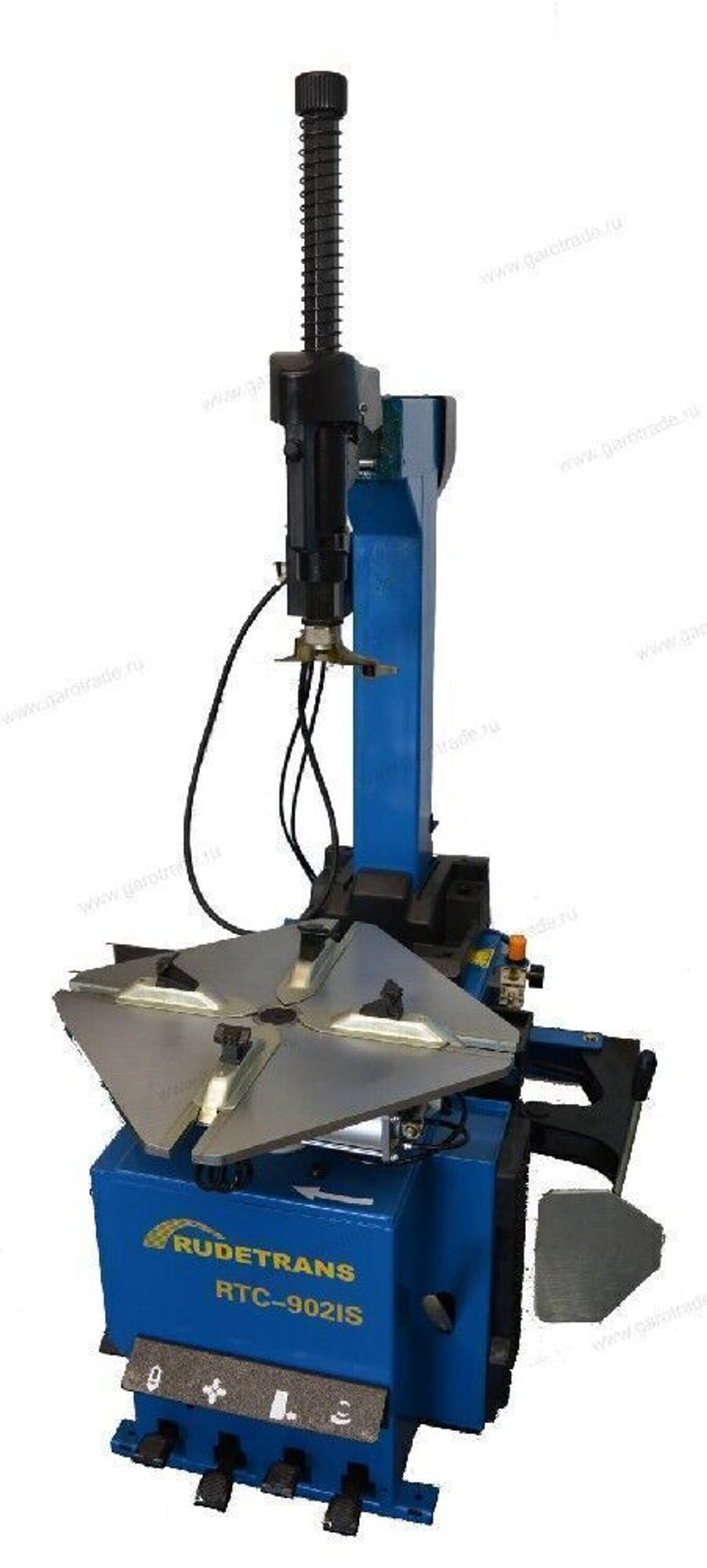 Автоматический двухскоростной шиномонтажный станок до 26 дюймов Со встроенной взрывной накачкой Rudetrans RTC-902 IS