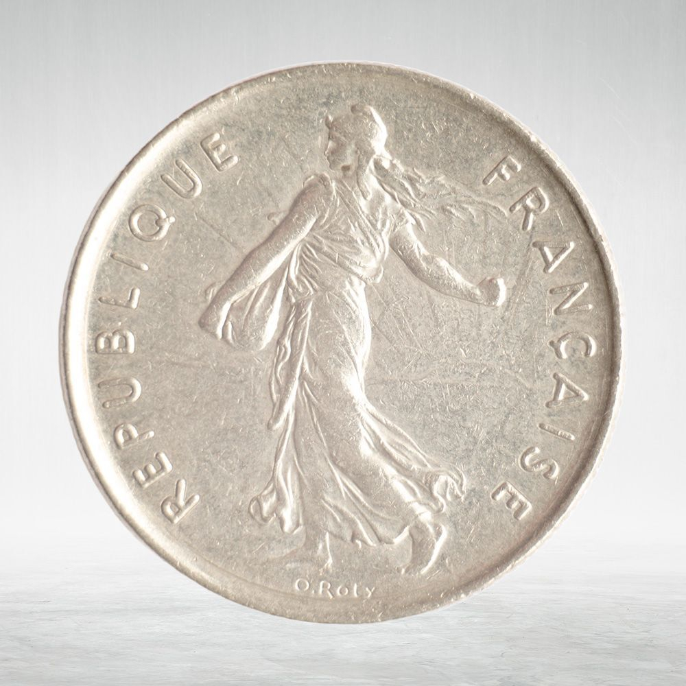 France, 5 Francs 1987 - Signature "O. Roty", VF