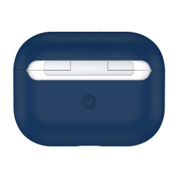 Чехол КАРТОФАН для Apple AirPods Pro (арт. AIRPRO-SLIM-SILICON-BLUE)