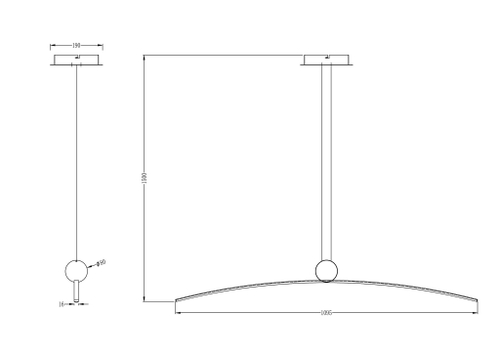 Подвесной светодиодный светильник Arte Lamp ARNO A3362SP-25BK