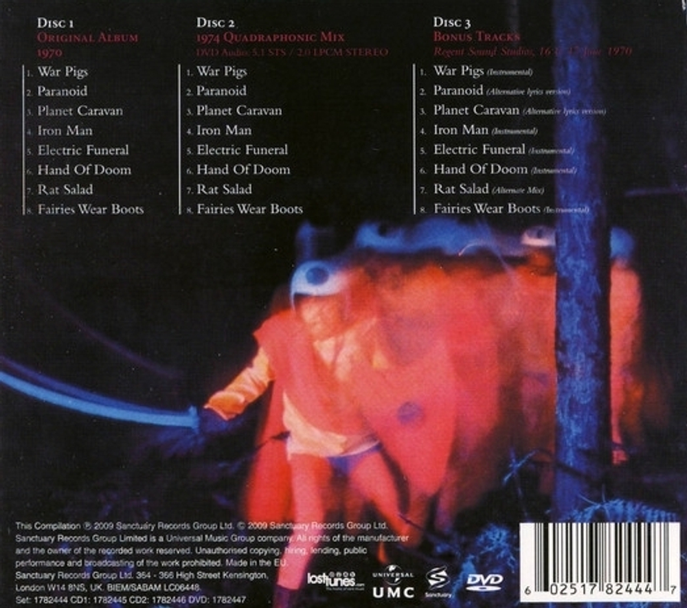 Black Sabbath / Paranoid (Deluxe Edition)(2CD+DVD Audio)