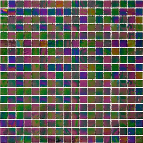SM15 Мозаика одноцветная чип 15 стекло Alma Mono Color фиолетовый квадрат глянцевый перламутр