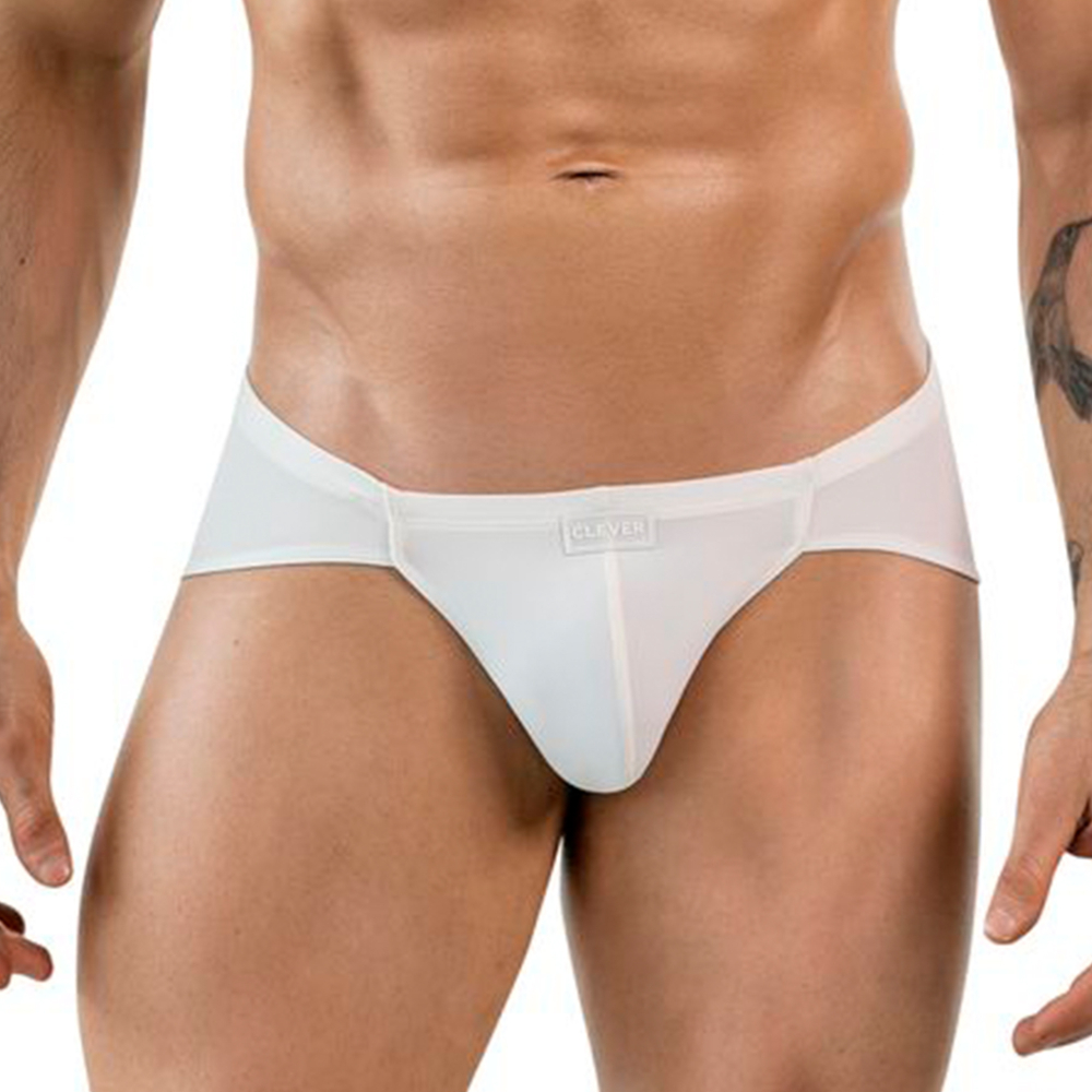 Мужские трусы брифы бежевые Clever Moda AUDAZ BRIEF 187002