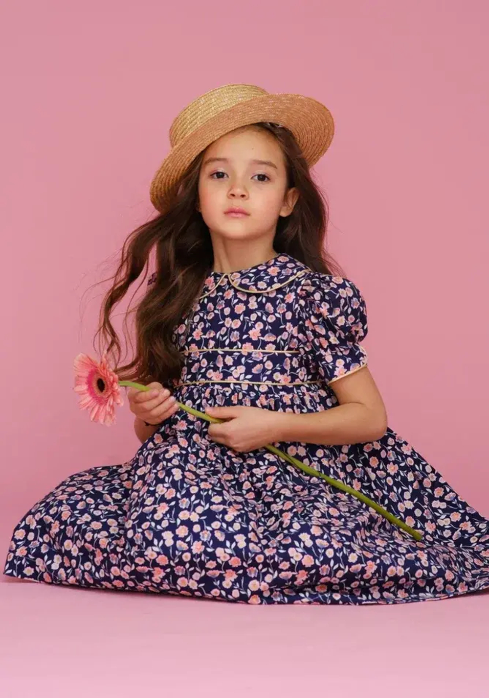 Шарлотта Синее с золотом