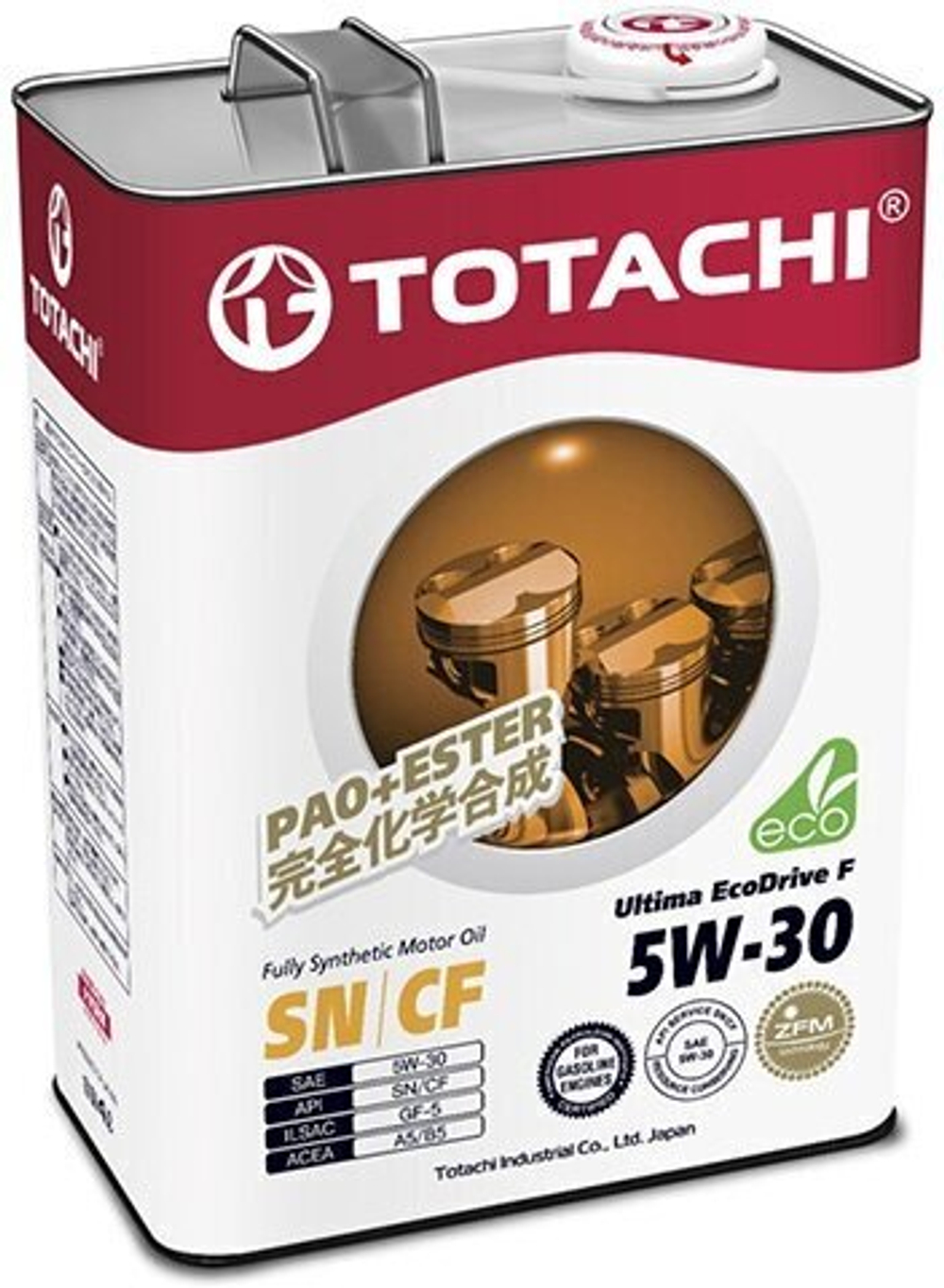 Масло моторное TOTACHI Ultima EcoDrive F SN/CF Синтетика 5W-30 1 л