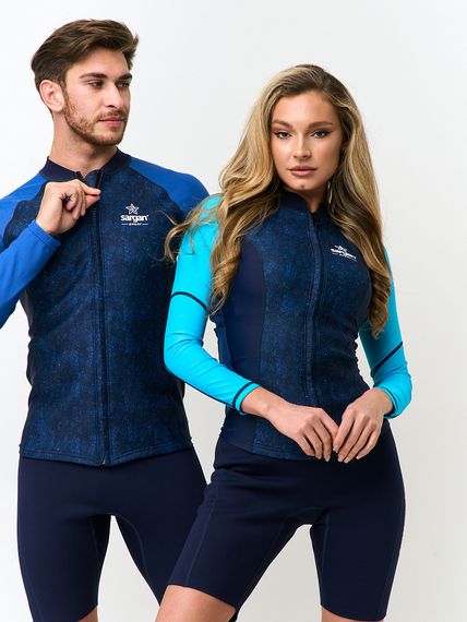 Куртка неопреновая Sargan Sport 1061BL 2 мм синяя