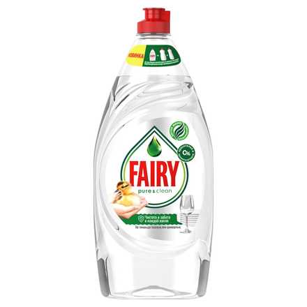 Средство для мытья посуды Fairy Pure & Clean 650 мл
