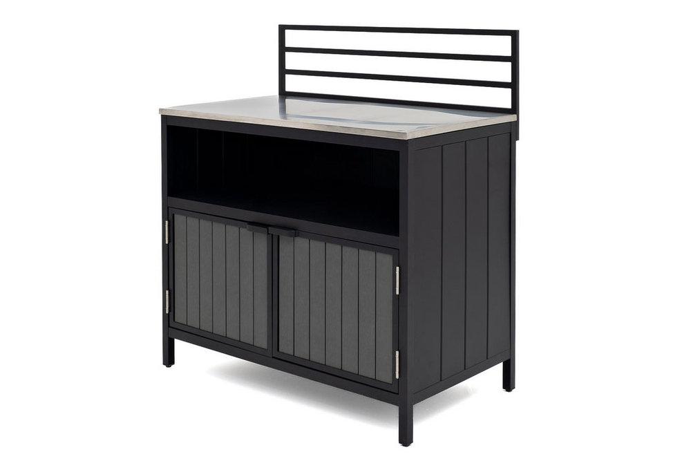 Модуль уличной кухни из алюминия БЕЙС (консоль закрытая)