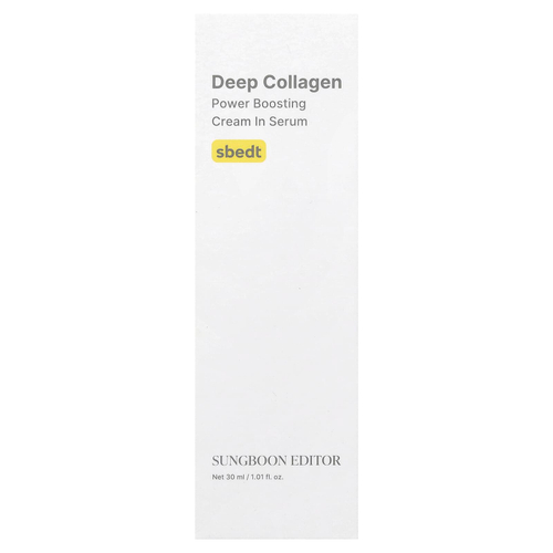Sungboon Editor, Deep Collagen, крем в сыворотке для повышения упругости кожи, 30 мл (1,01 жидк. унции)