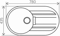 Мойка TOLERO LOFT TL-780 бежевый №101