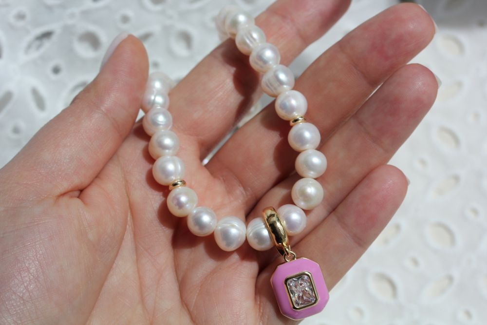 Жемчужное колье со съемной подвеской