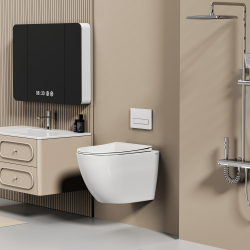 Унитаз ABBER Ultra AC1301 подвесной белый с ультратонким ободком