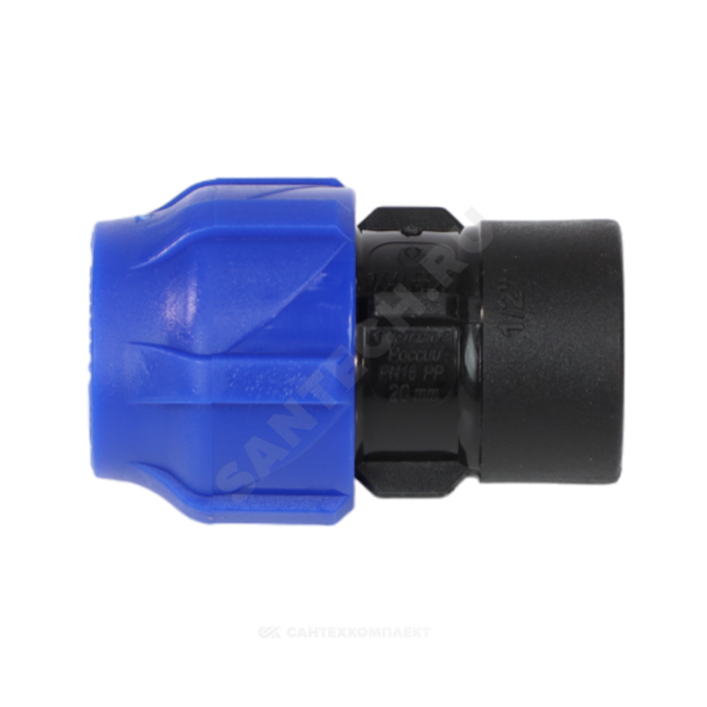 Муфта компрессионная ПЭ Дн 63х1 1/4" ВР Ру16 VALFEX 121001263114