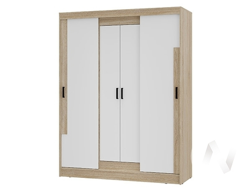 Шкаф-купе Смарт ШКК-06 (дуб сонома/белый)