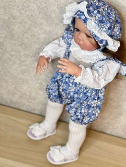 Кукла Реборн мягконабивная 60см в пакете (FA-606)