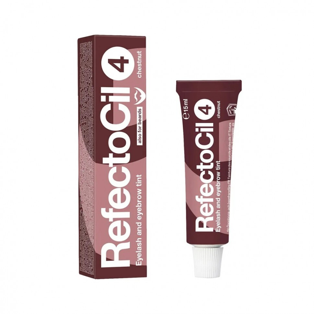 Краска для бровей и ресниц RefectoCil Арт.35407 каштан №4 15мл