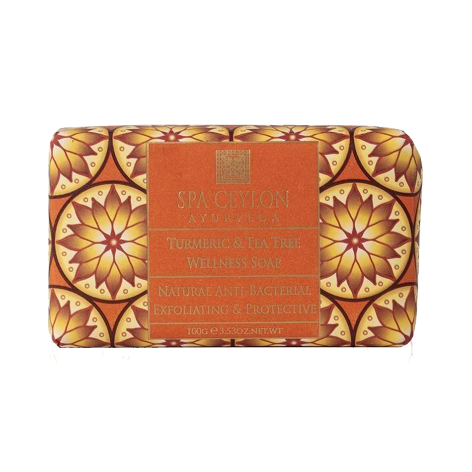 Натуральное антибактериальное мыло"Куркума и Чайное дерево" (100гр)