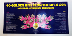 Винтажная виниловая пластинка LP Сборник 40 Golden Hits 2LP (Germany 1974)