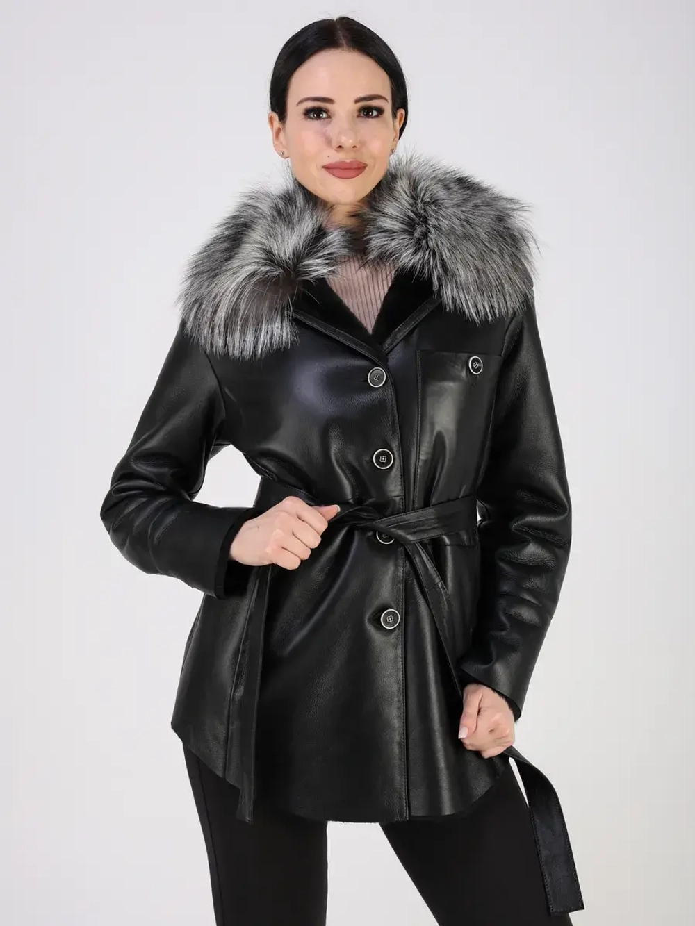 Дубленка зимняя натуральная