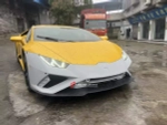 Передний бампер в стиле Tecnica для Lamborghini Huracan LP580 LP610 Evo 2014-2023 Ламборгини Хуракан