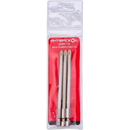 Бита Интерскол PZ2 110х1/4" (3шт)   25302.110