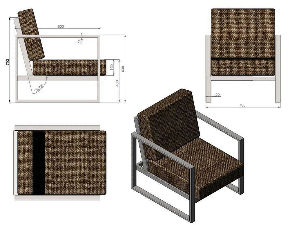 Кресло Terrace (одноместное)