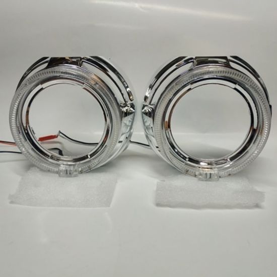 Маска для линзы 3′ Apollo круглая со скосом с двух сторон с LED подсветкой 046