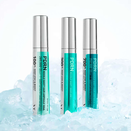 VT Cosmetics PDRN Reedle Shot Hair Ampoule 700dL интенсивная ампула для волос с микроиглами и ПДРН